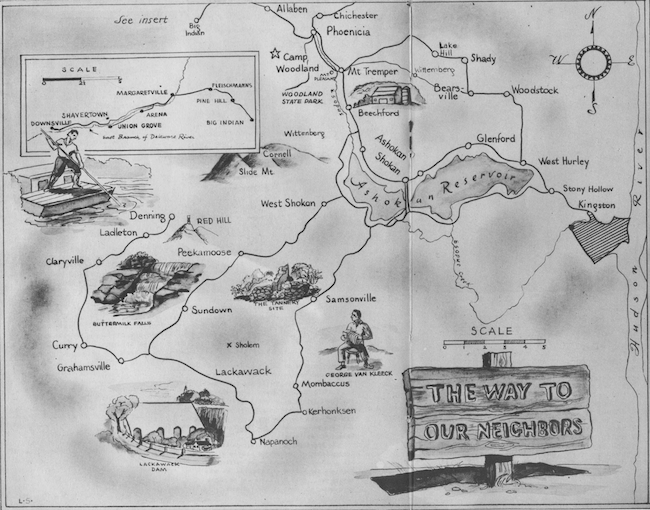 Local Map of Camp Woodland